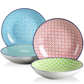Macaron Soup Plates Set of 4