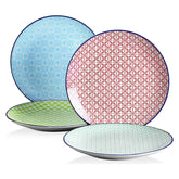 Macaron Salad Plates Set of 4