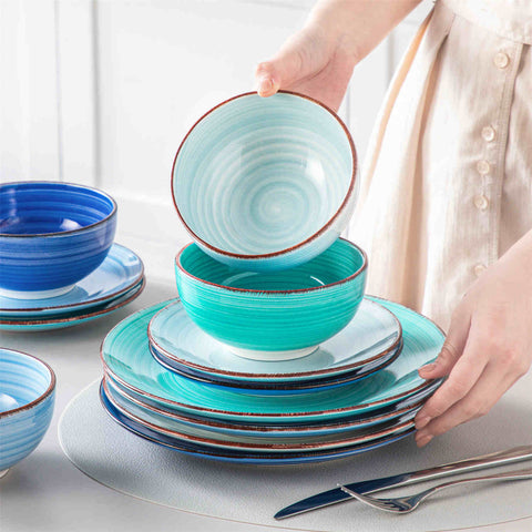 vancasso Bonita stoneware set blue