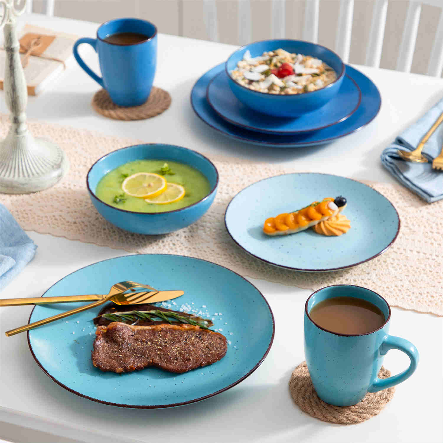 Oceano rustic dinnerware sets