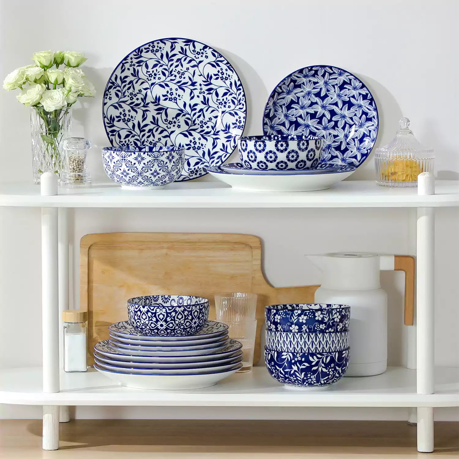Selene 18 Piece Dinnerware Set perfect for casual family meals or stylish everyday dining.