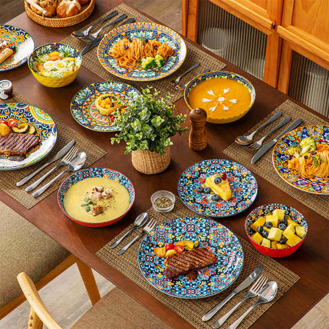 Simi 24 Piece Dinnerware Set-vancasso