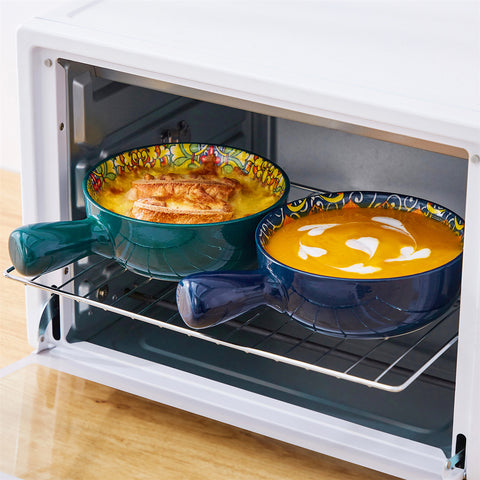 Simi Set Of 4 Soup Bowls With Handles - Perfect For Serving Soups And Stews With Ease And Style.