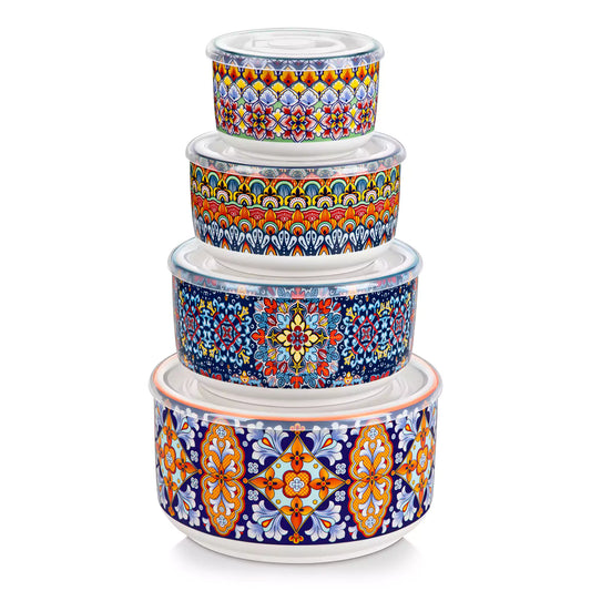Simi Storage Bowls Set Of 4 Ideal For Food Storage Meal Prep And Organizing Pantry Items With Ease And Convenience. 2000