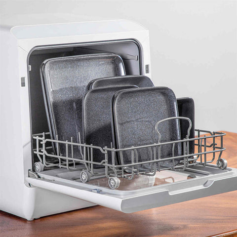 Stern 16 Piece Grey Square Dinnerware Set