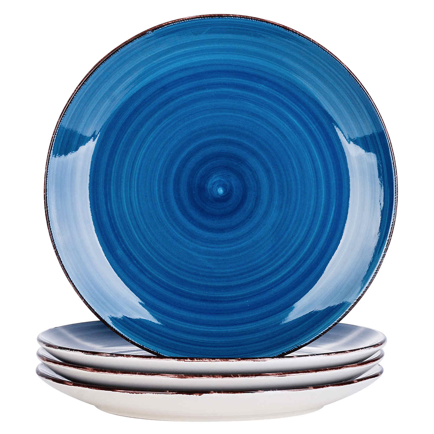 Blue Dinner Plates Set