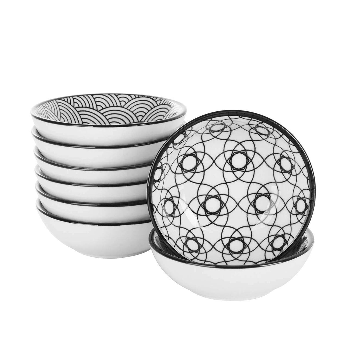 Haruka Juego de 8 platos para salsa