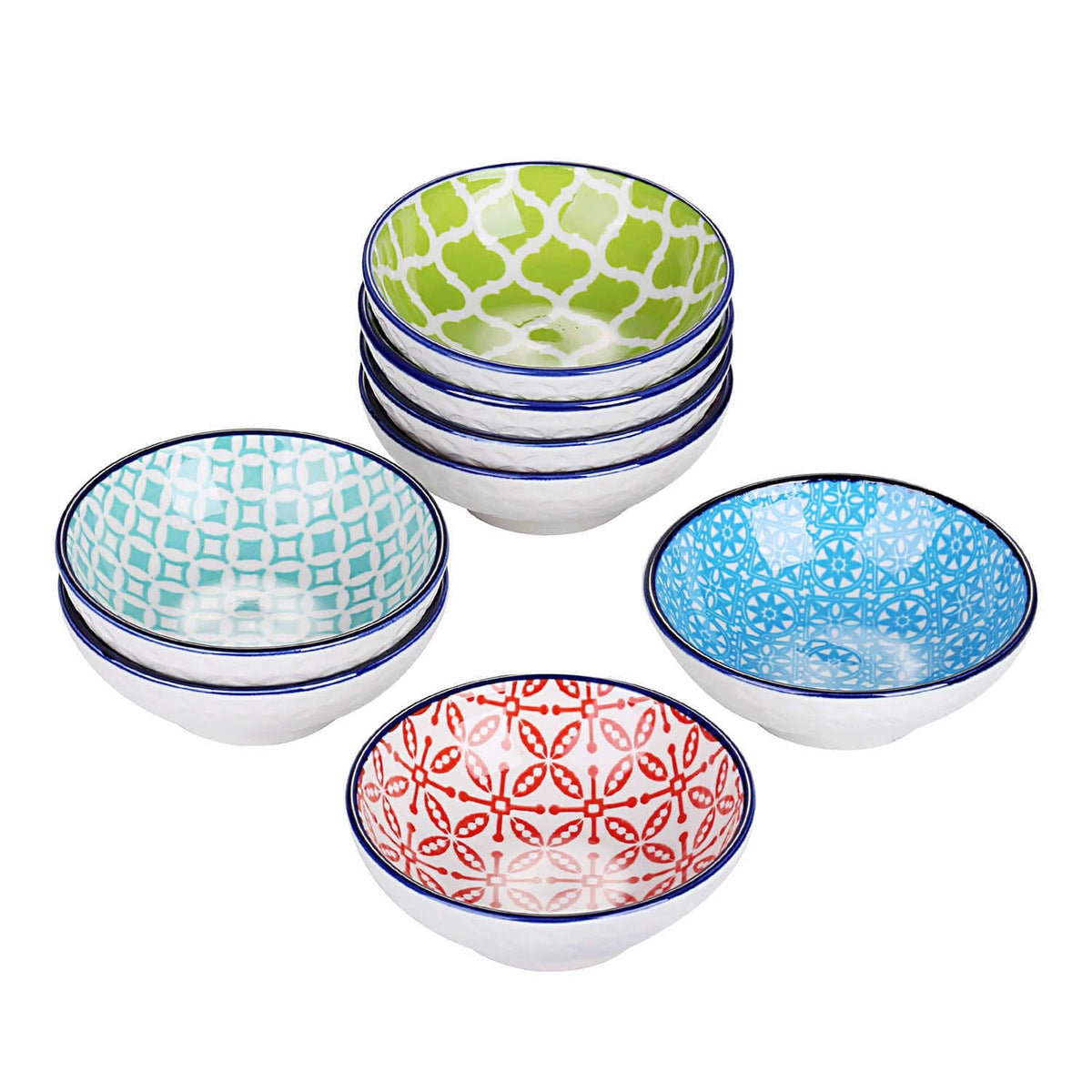 Macaron Dipschalen-Set, 8 Stück